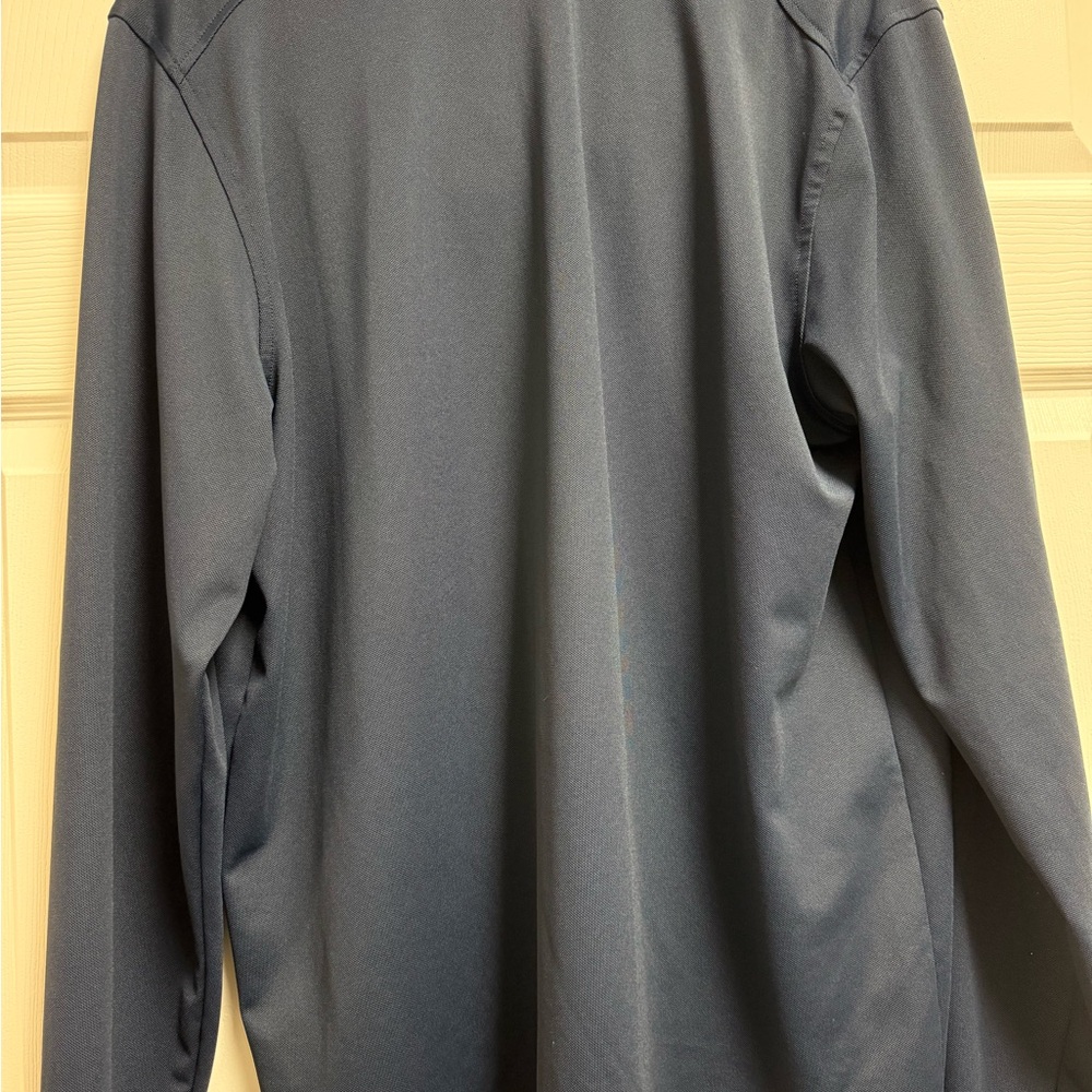 Cutter & Buck Thin Navy Pullover SEC Quarter Zip Size Large - Picture 5 of 5